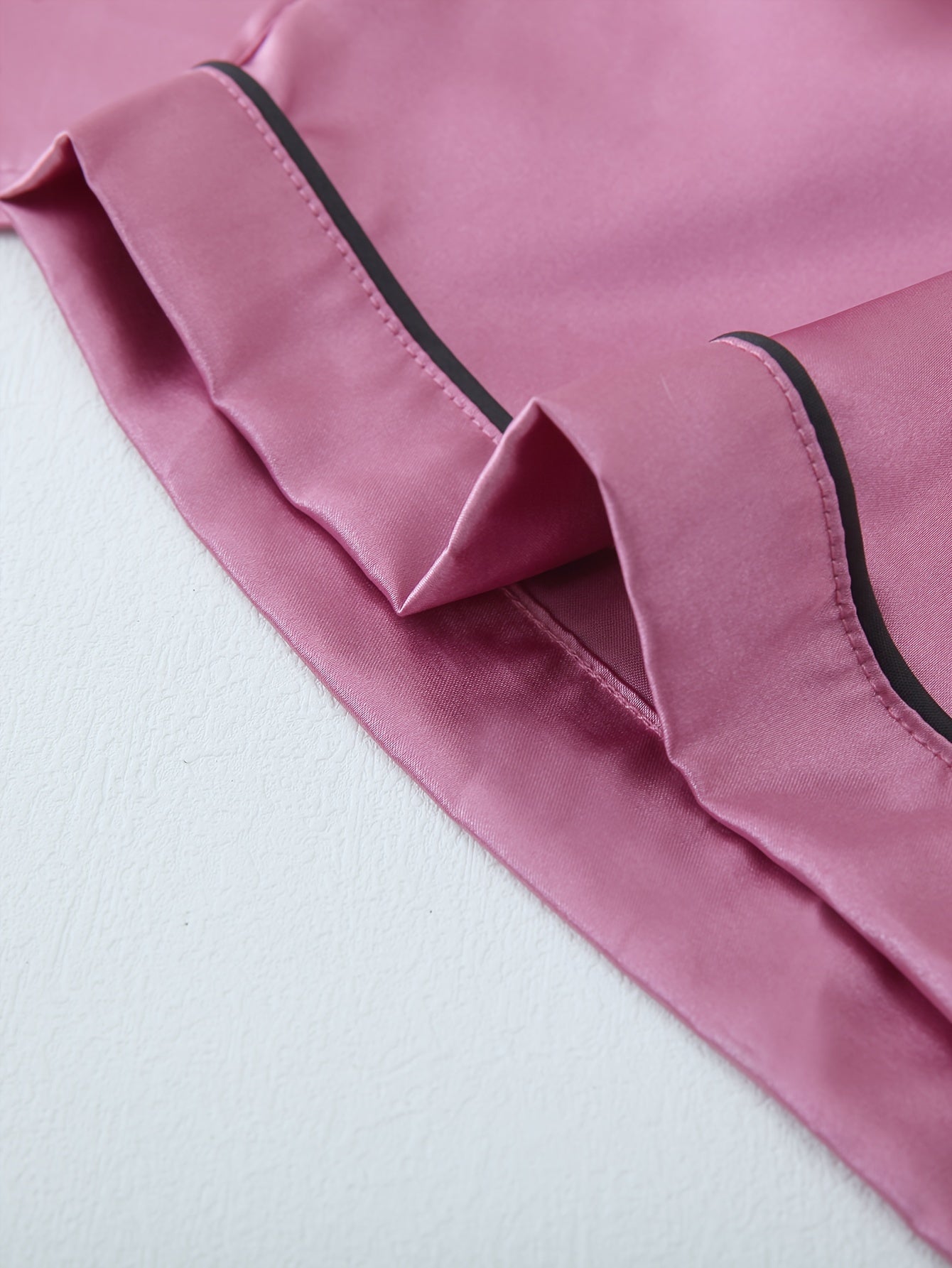 Women’s Premium Satin Night Suit Set – Pack of 3 (Pink, Navy Blue & Black)